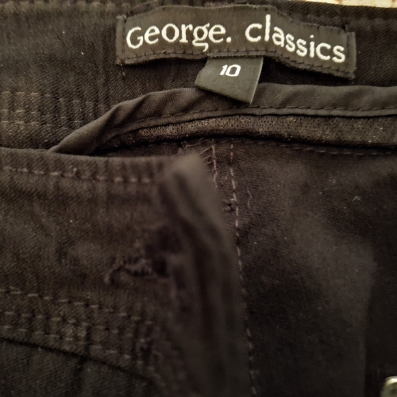 George Classics Size 10 Black Pants - Picture 4 of 6